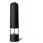 Stylish set of pepper mills with a convenient, electric mechanism