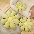 Boucle Plush Flower Cushion