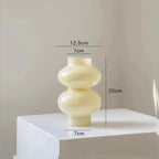 Chubby 2-stage glass vase