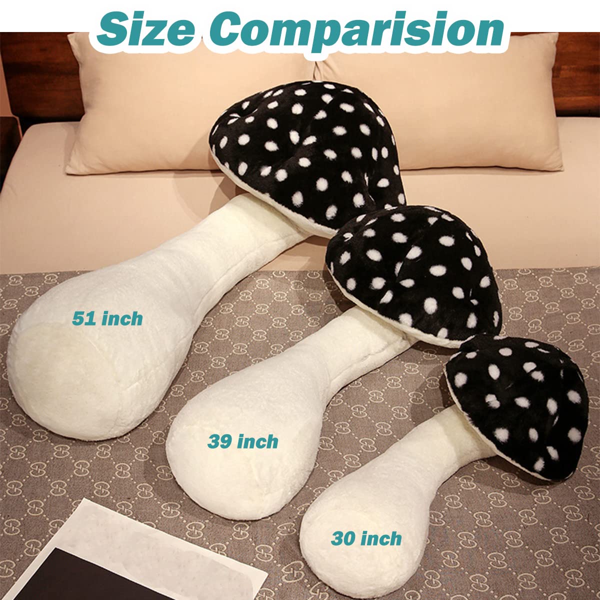 Soft Mushroom Plush Cushion