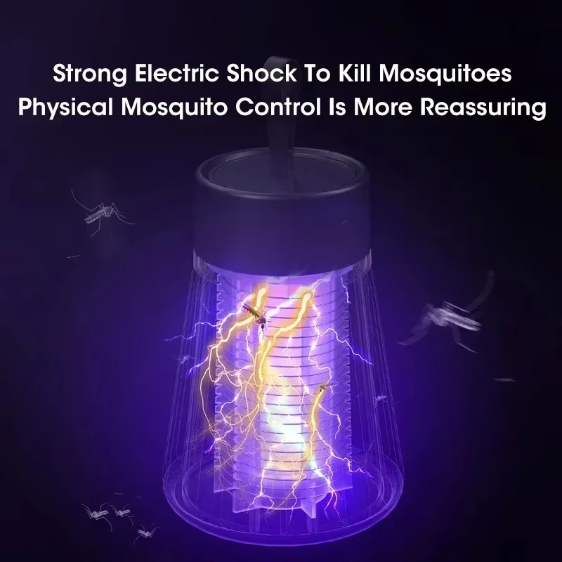 Portable USB Mosquito Killer Lamp – Electric Shock & Silent Pest Control