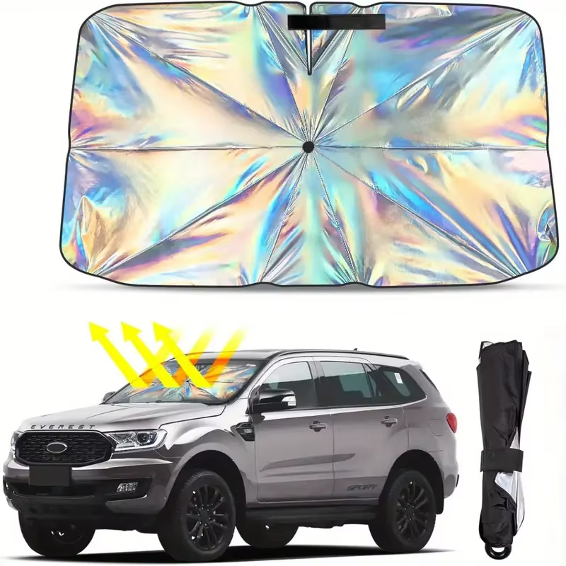 Windshield Sun Shade Umbrella – Foldable UV-Blocking Car Sunshade to Keep Interior Cool & Protected