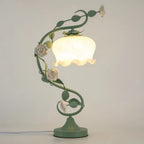 Artistic Nature-Themed Flower Desk Lamp