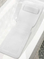 HydroComfort Non-Slip Bathtub Mat with Pillow