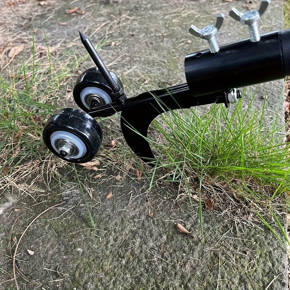 Heavy-Duty Metal Weed Remover Roller, No-Bend Crevice and Stair Weed Puller