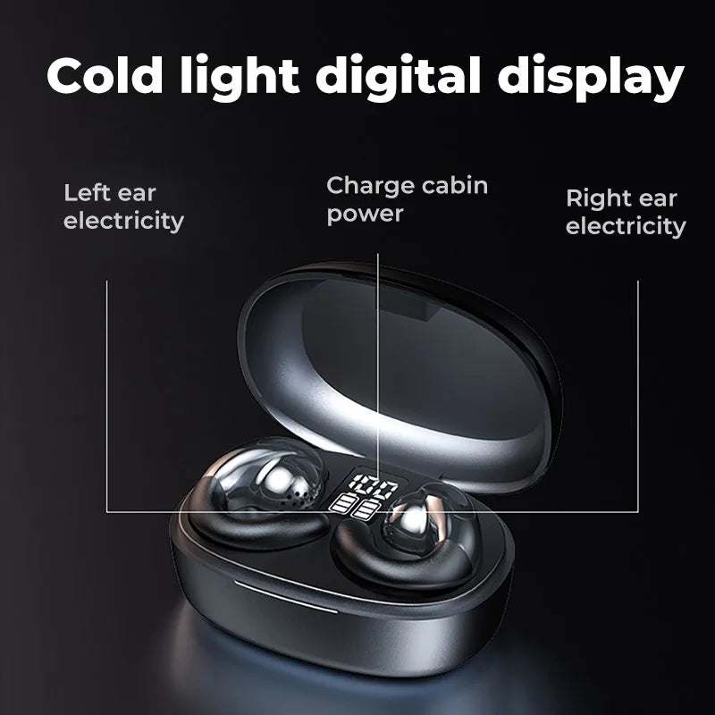 Super Lightweight Bone Conduction Bluetooth Wireless Sports Earphones Headphones