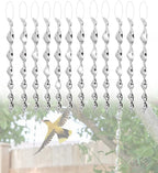 Bird Scare Spinning Rods BirdGuard Reflect 12-Piece Set | 30 cm | Reflective Garden Decoration | Drives Away Birds & Protects Fruit, Vegetables & Beds