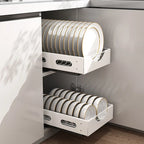 Under the Cabinet Smart Dish Organizer Rack