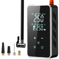 Portable wireless air pump with touchscreen & 150psi pressure