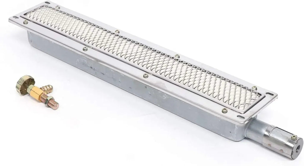 ThermaGrill Gas Grill with Infrared Ceramic Burner | Stainless Steel | Rectangular 41 × 8 × 5.8 cm | Smoke-Free & Energy Efficient | For Gastronomy & Outdoor