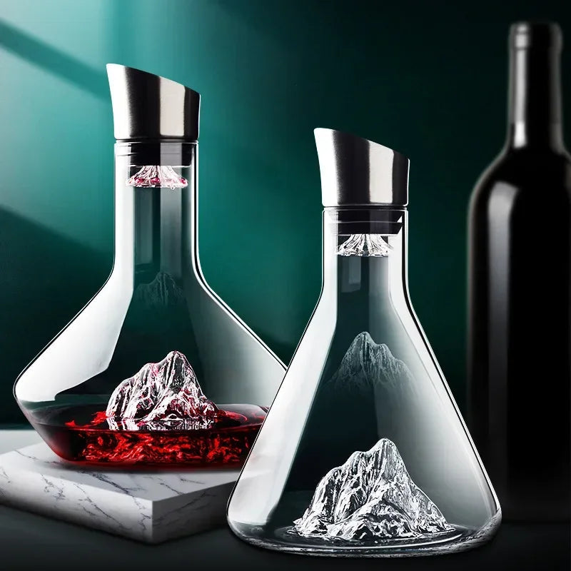 1500ml Iceberg Decanter Creative lead-free crystal material luxury high-quality home red wine wine distributor decanter wine jug