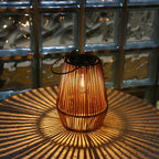 Solar Outdoor Handwoven Garden Lamps | Waterproof Landscape Light for Villa & Terrace Decoration - Alpho