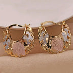 Intricate Open Floral Earrings
