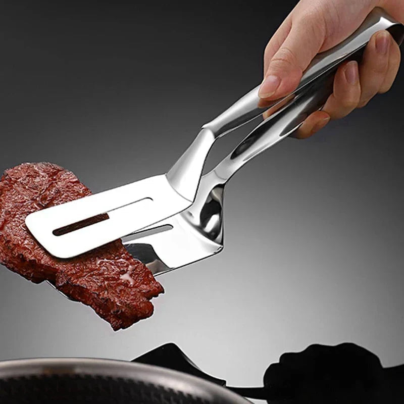 Convenient kitchen tongs easy turning and serving