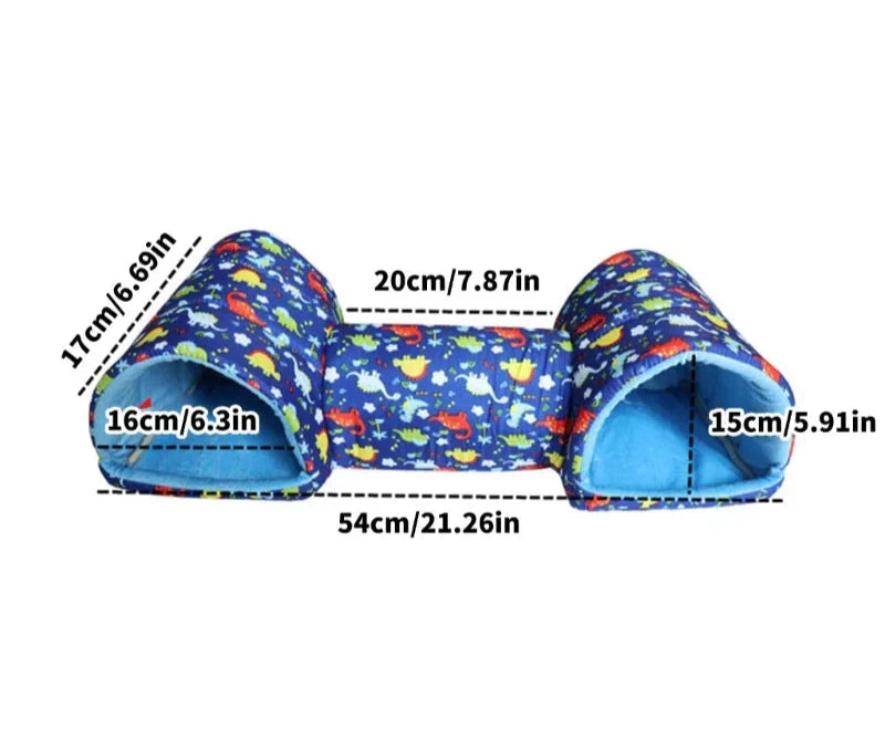 Flufz | Soft Tunnel for Small Animals – Optimal Comfort – Soft Fabric – Elegant Design