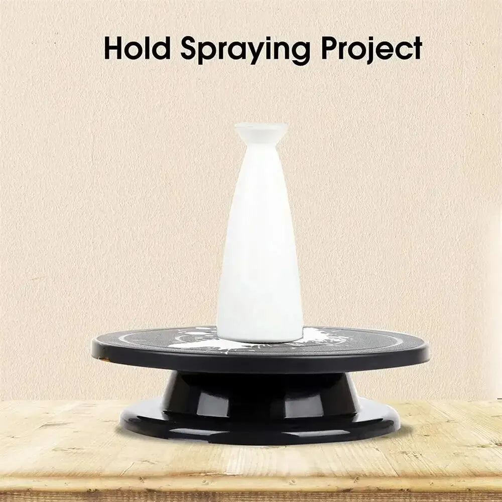 CakeMagic Turntable | 360° rotatable | Food safe | 28×28×6.4 cm