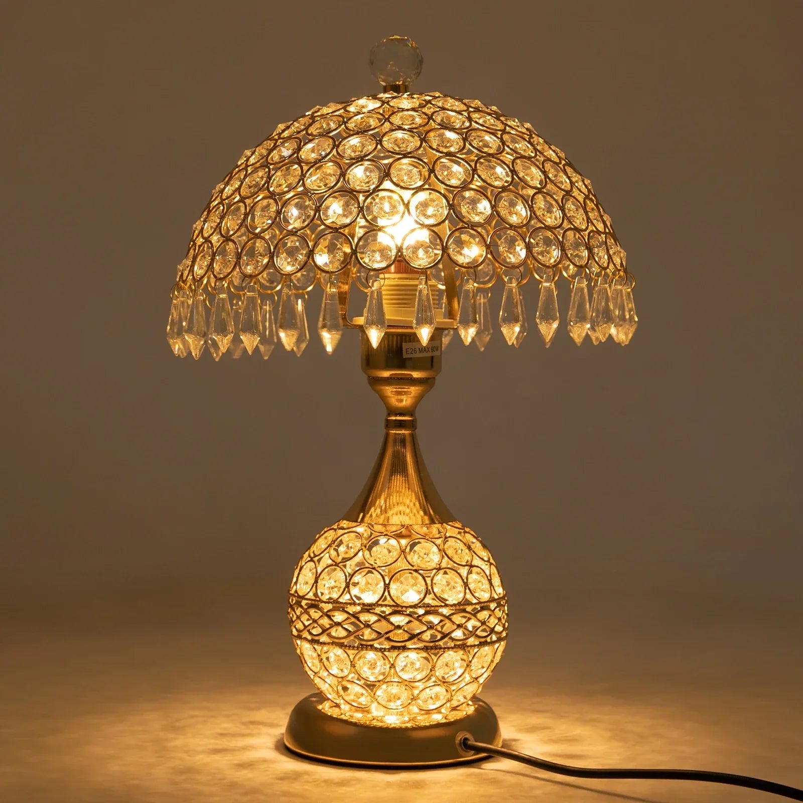 Modern Crystal Luxury Decorative Nightstand Lamp