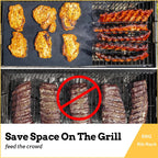 GrillMaster Steak Rack | Heat Resistant | Sturdy Iron