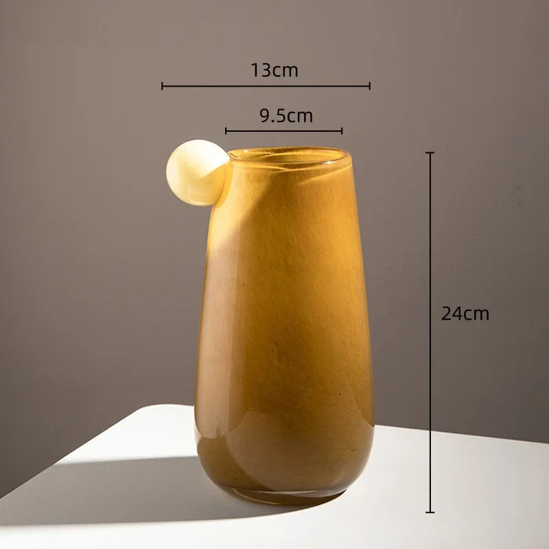 Globe Glass Chubby Vase