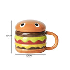 Yummy Hamburger-Shaped Ceramic Hamburger Mug