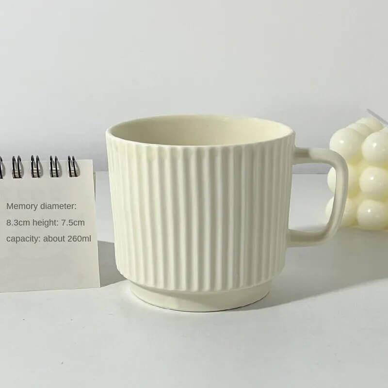 Large Retro Ceramic Mug