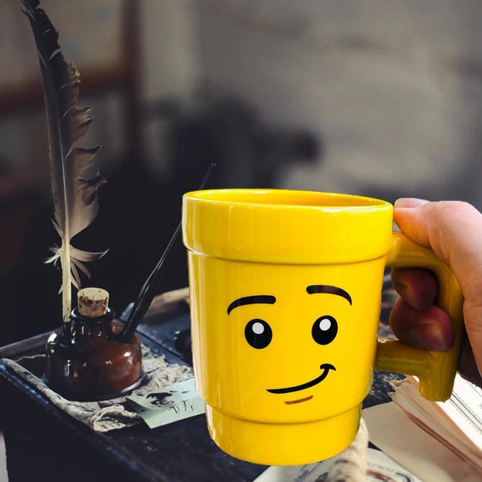 Happy Sip - Cute Ceramic Mug for a Cheerful Start to the Day