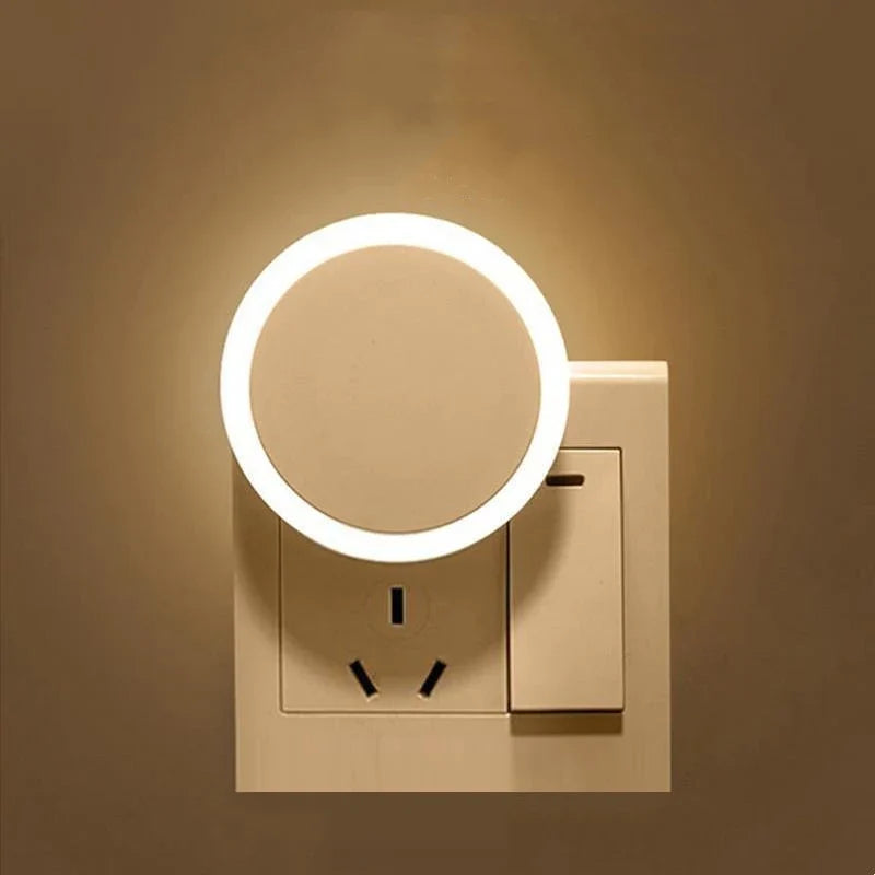 Nuvilux LED night light with twilight sensor | plug light EU/US | 0.3W | For children's room, hallway, bathroom & bedroom