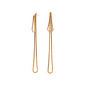 Classy Snake Chain Tassel Stud Earrings
