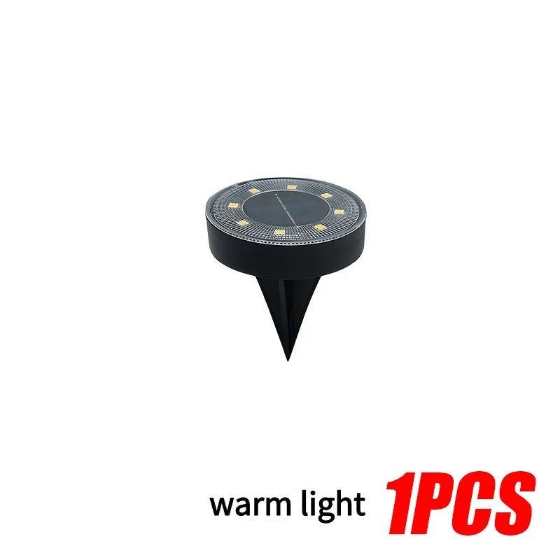 Terraluna Solar Ground Light LED | IP68 Waterproof | Automatic Light Control | For Garden, Path & Terrace