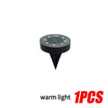 Terraluna Solar Ground Light LED | IP68 Waterproof | Automatic Light Control | For Garden, Path & Terrace