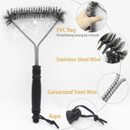 GrillPro Brush | Stainless Steel Grill Brush | Heat Resistant & Non-Stick | Ergonomic Handle