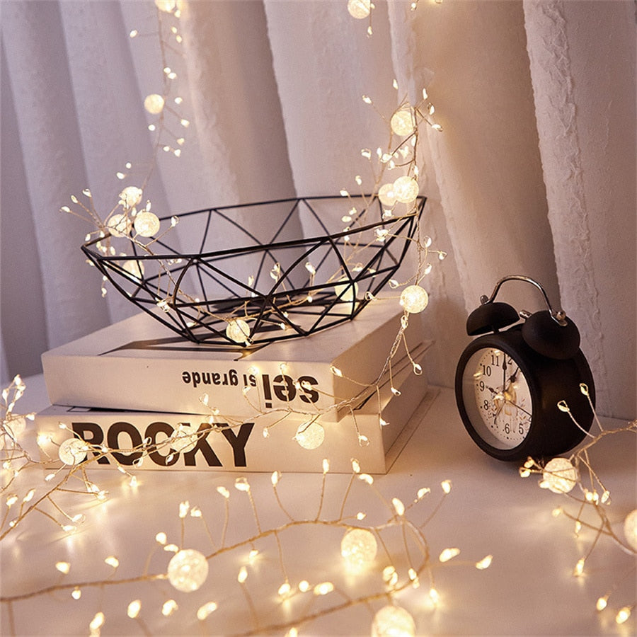 Fireworks Fairies Twinkle Cluster String Light