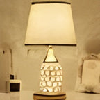 Lustrelia Crystal Optic Table Lamp | LED Lighting & Touch Function | Elegant Play of Light | 220V | Plastic