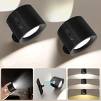 LED Wall Lamp - Rechargeable, Magnetic & Dual-Sided Lighting for Indoor Use