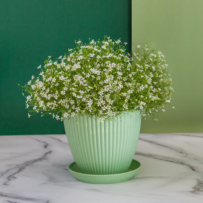 Florava Flower Pot | Breakproof & Modern | For Indoors & Outdoors | Breathable Design