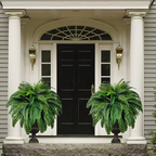 UV-Resistant Lifelike Boston Fern for Outdoor and Indoor Decor