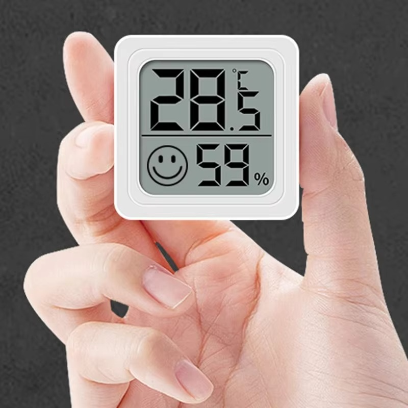 Indoor LCD Digital Thermometer and Hygrometer with Temperature and Humidity Sensor