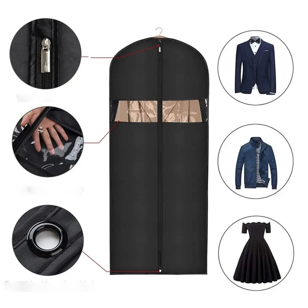 GARMENTA Premium Dress Protection Cover | Dust & Waterproof | With Viewing Window | 3 Sizes