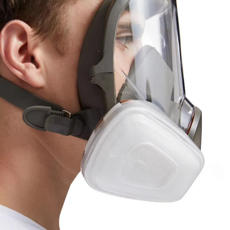 Comprehensive Full Face Respirator Safety Gas Mask with Anti-Fog Protection