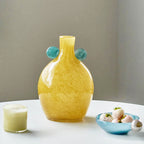 Coloured Globe Handled Glass Jar Vase Collection