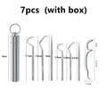 Stainless Steel Reusable Toothpick Set