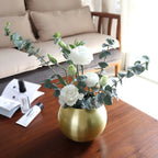 Stainless Steel Vase in Nordic Style Desktop Flower Pot BeFlower Pots Gold Black Rose Gold Classic Home Decoration