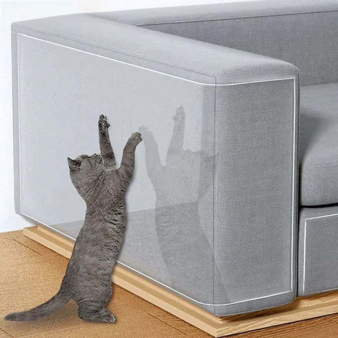 Self-Adhesive Cat Scratch Shield for Furniture - 6.5ft/9.8ft