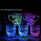 1 piece color changing luminous LED dragon mug water activated lights beer coffee milk tea wine whiskey bar cup travel creative gift