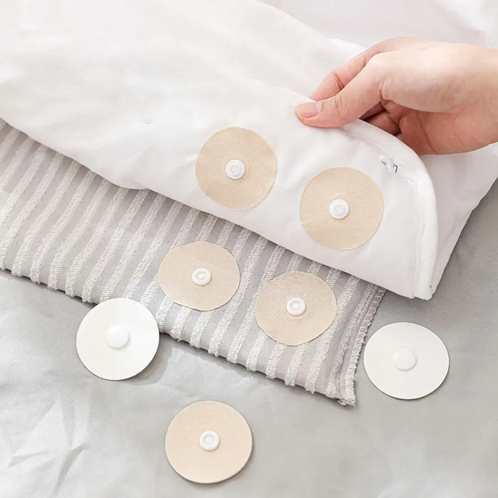 Stay Put Anti-Slip Easy Duvet Cover Snap Clip Set