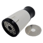 Stainless Steel Cheese Grater GRATEVO DuoCut | Including 2 Cutting Inserts | Robust Cheese Slicer & Vegetable Grater