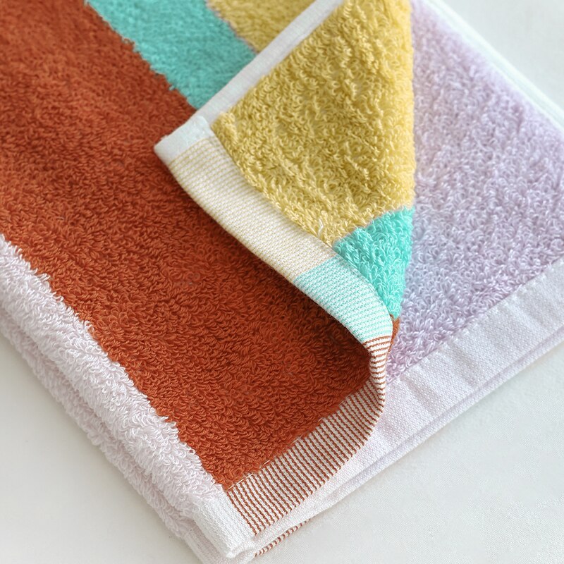 Colour Block Towels - Stripe Tile