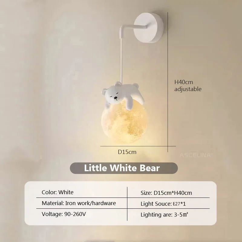 MoonGlow Light - Stylish LED Wall Lamp for Rooms