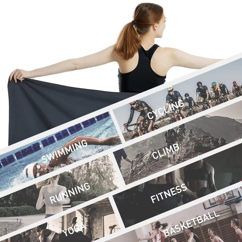 Quick-Dry Microfiber Towel for Travel, Sports, Gym, Beach & Yoga