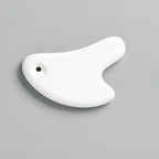 White Ceramic Guasha Scraping Board for Full Body Massage and Lymphatic Drainage